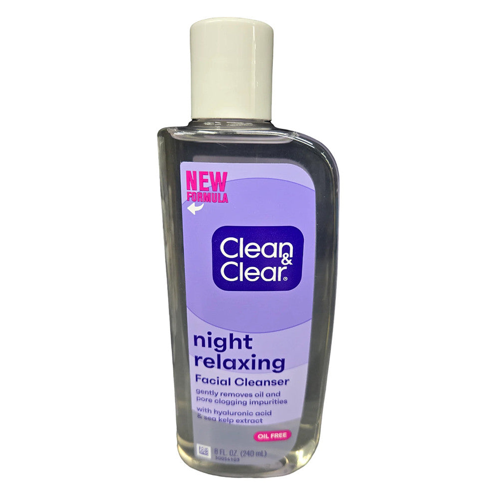 Clean And Clear Night Relaxing Deep Cleaning Face Wash - 8 Oz